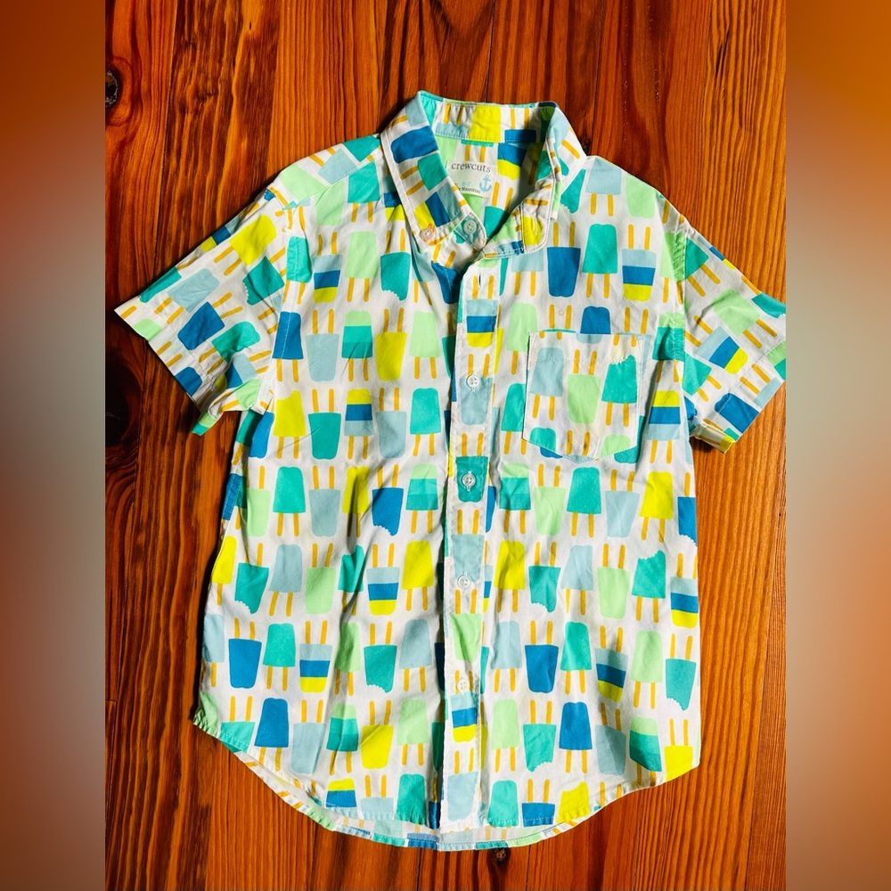 Crewcut popsicle summer shirt small stain, see photos